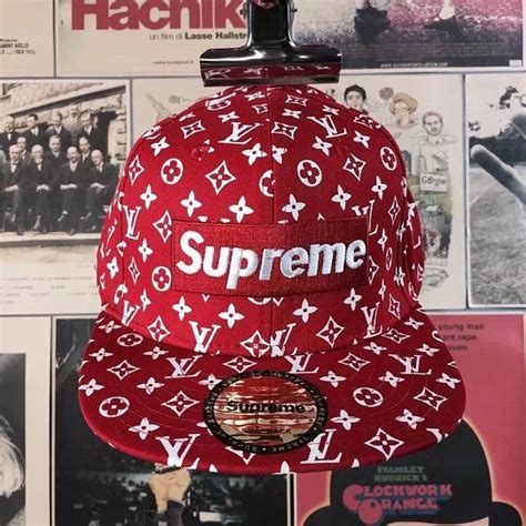 supreme louis vuitton jersey replica|Louis Vuitton supreme hat price.